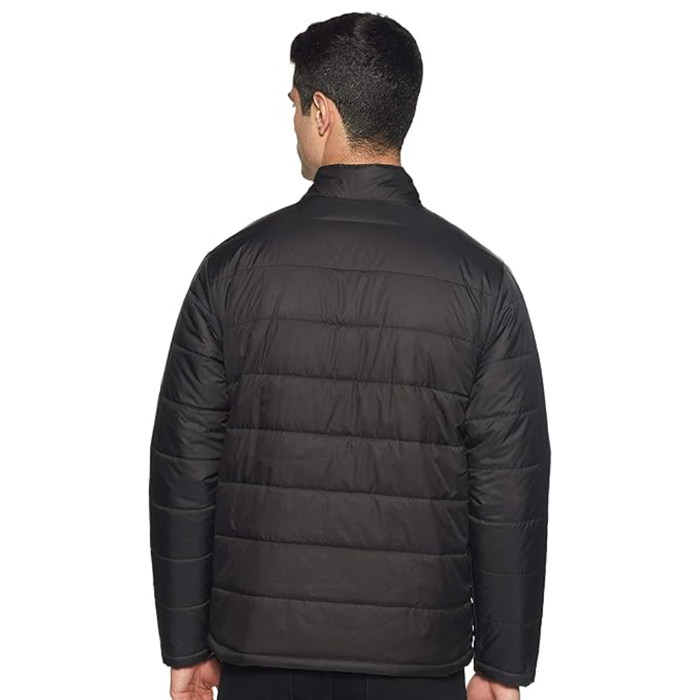 Men's Polyester Standard Black Jacket - Image 2