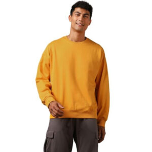 Men's Oversized Mustard Yellow Sweatshirt