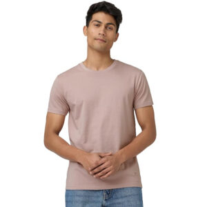 Men Regular Fit Tea White T-shirts