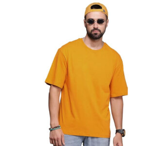 Men Oversized Mustard T-shirts
