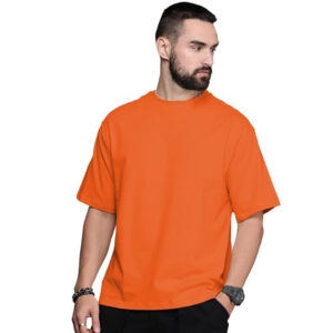 Men Oversized Orange T-shirts