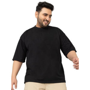 Men Cotton Black T-shirts