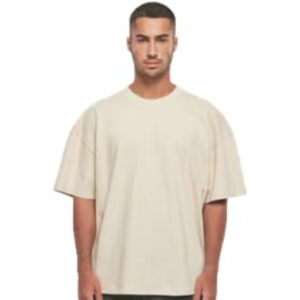 Men Cotton Loose Fit Camel T-shirts