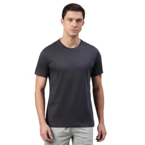 Men Cotton Regular Fit Slate T-shirts