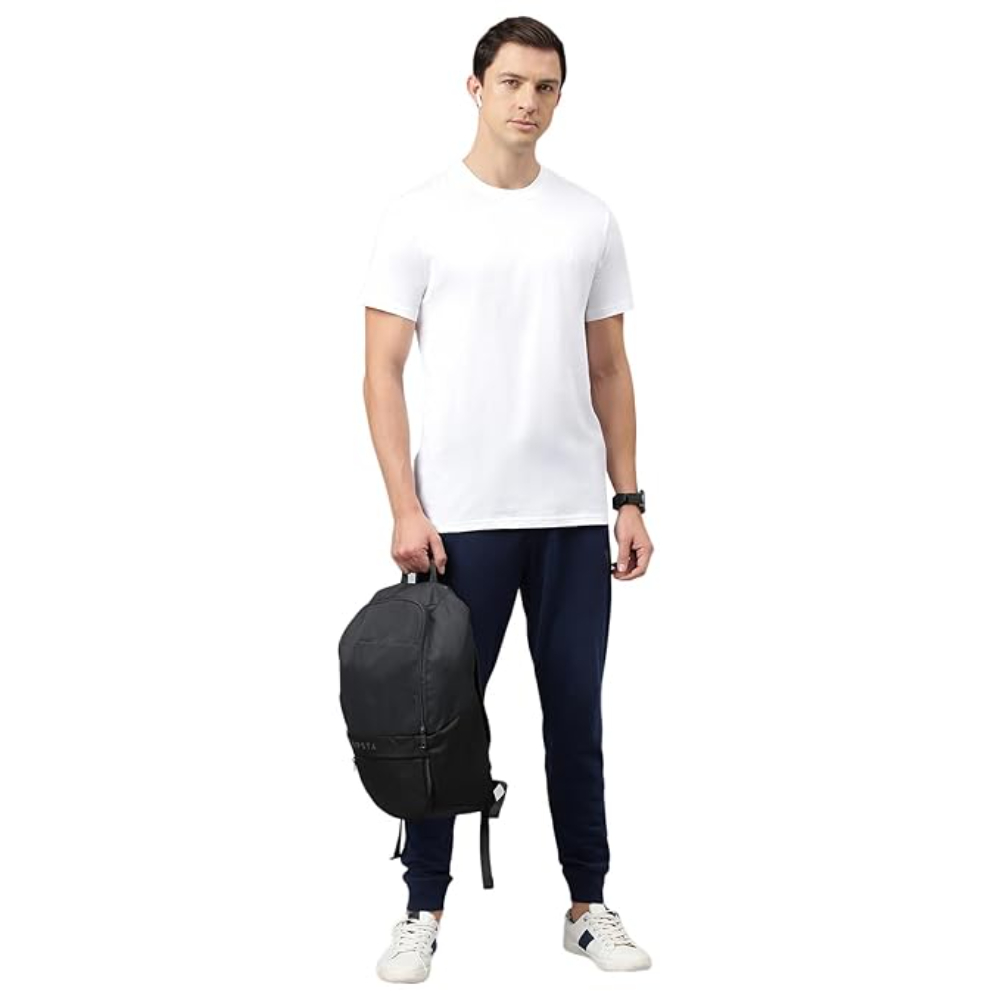 Men Cotton Regular Fit White T-shirts - Image 3