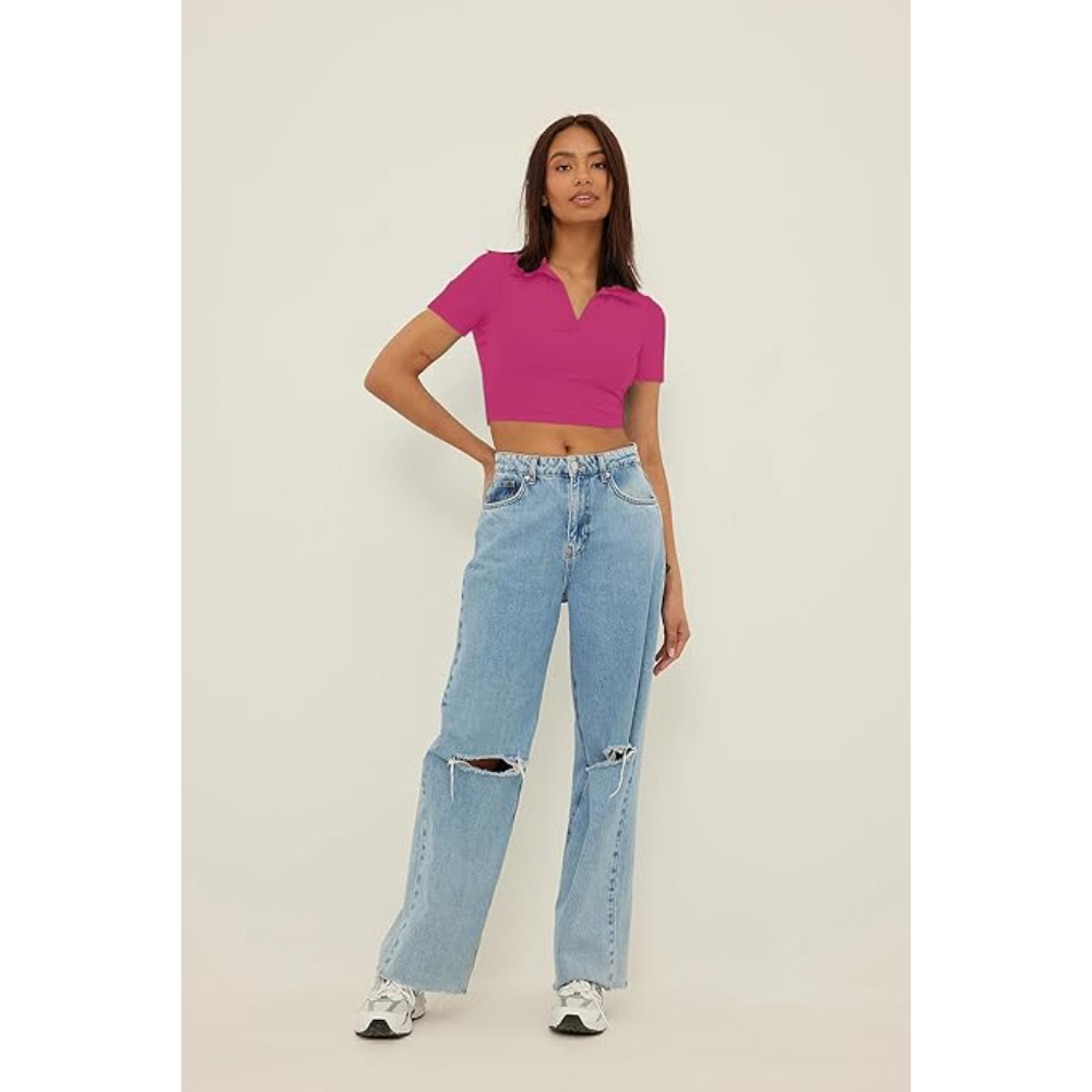 Women's Slim Fit Crop Top - Image 3