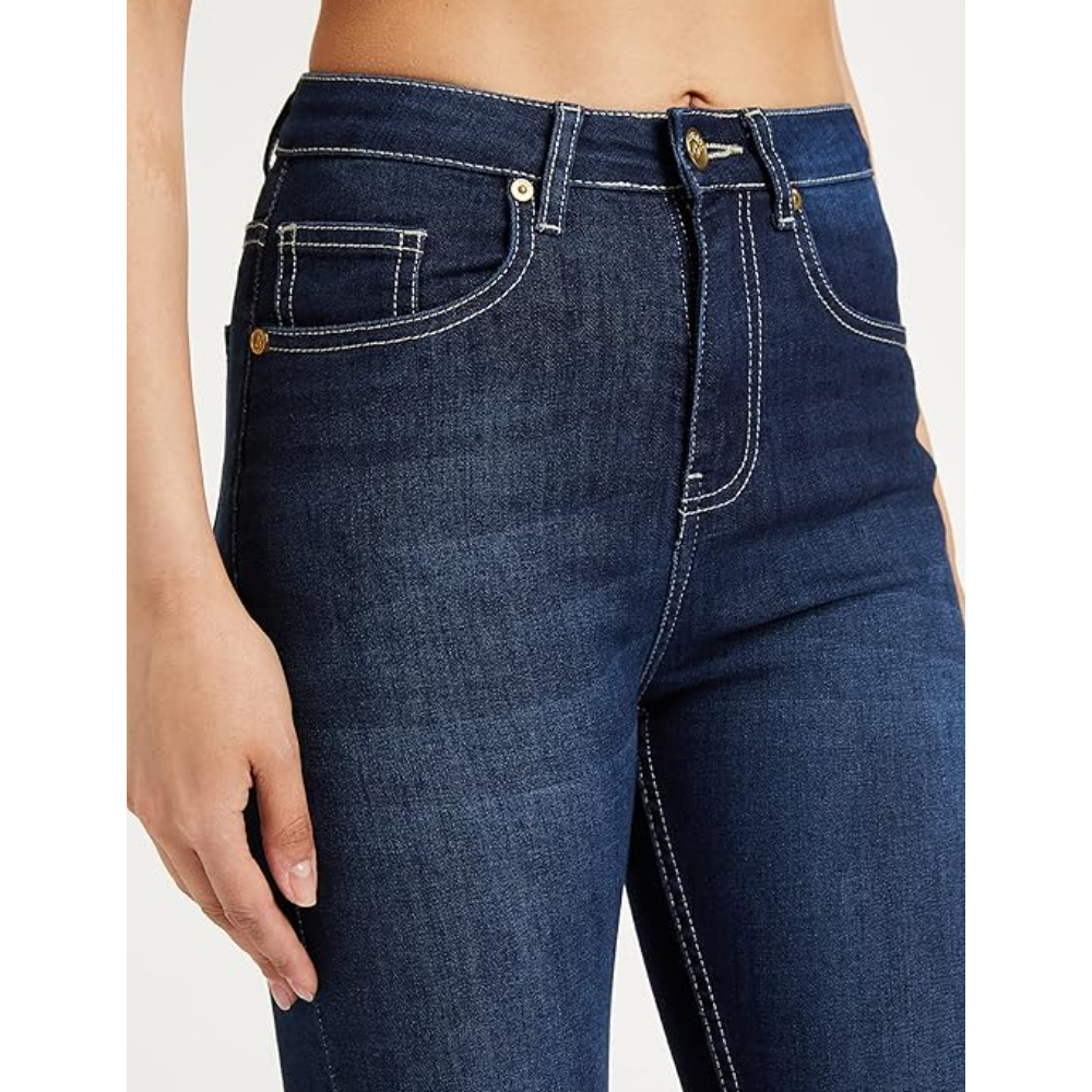 Women Ankle Length Dark Navy Jeans - Image 2