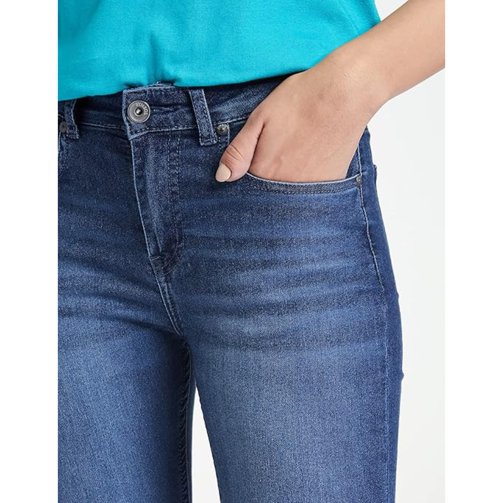Women's Mid Rise Ankle Length Jeans - Image 2