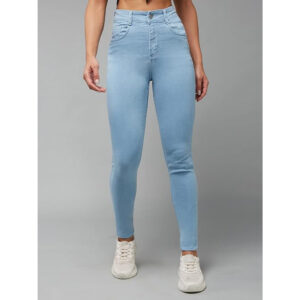 Women Skinny Fit Light Blue Jeans
