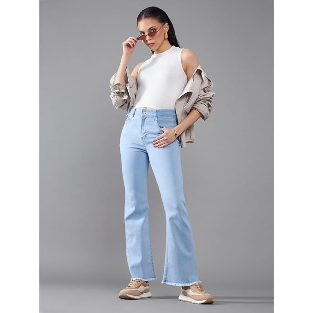 Women's Bootcut Light Blue Jeans