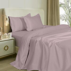 Solfru Cameo Rose Bedsheet for Double Bed & 2 Pillow Covers