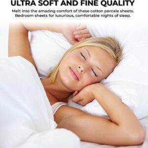 Solfru Double Bedsheet, 2 Pillow Cover Light Blue