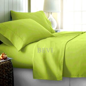 Solfru Double Bedsheet, 2 Pillow Cover,Plain Neon