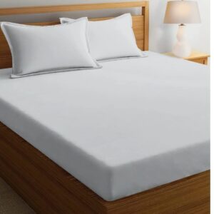 Solfru Double Bedsheet with 2 Pillow Covers,Grey