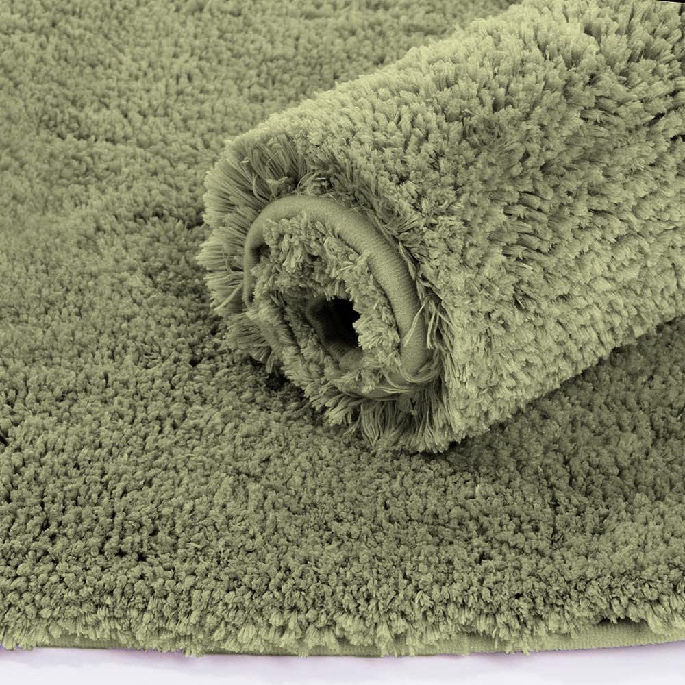 Seasons Bath Mat for Bathroom, Door, Green, Pack of 1 - Image 3