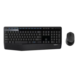 Logitech MK345 Compatible Wireless Laptop Keyboard(Black)