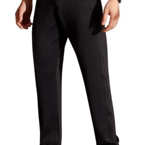 Black Men's Regular Fit Track Pants