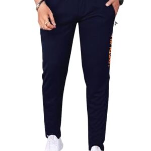 Classic Blue Men Soild Track Pant