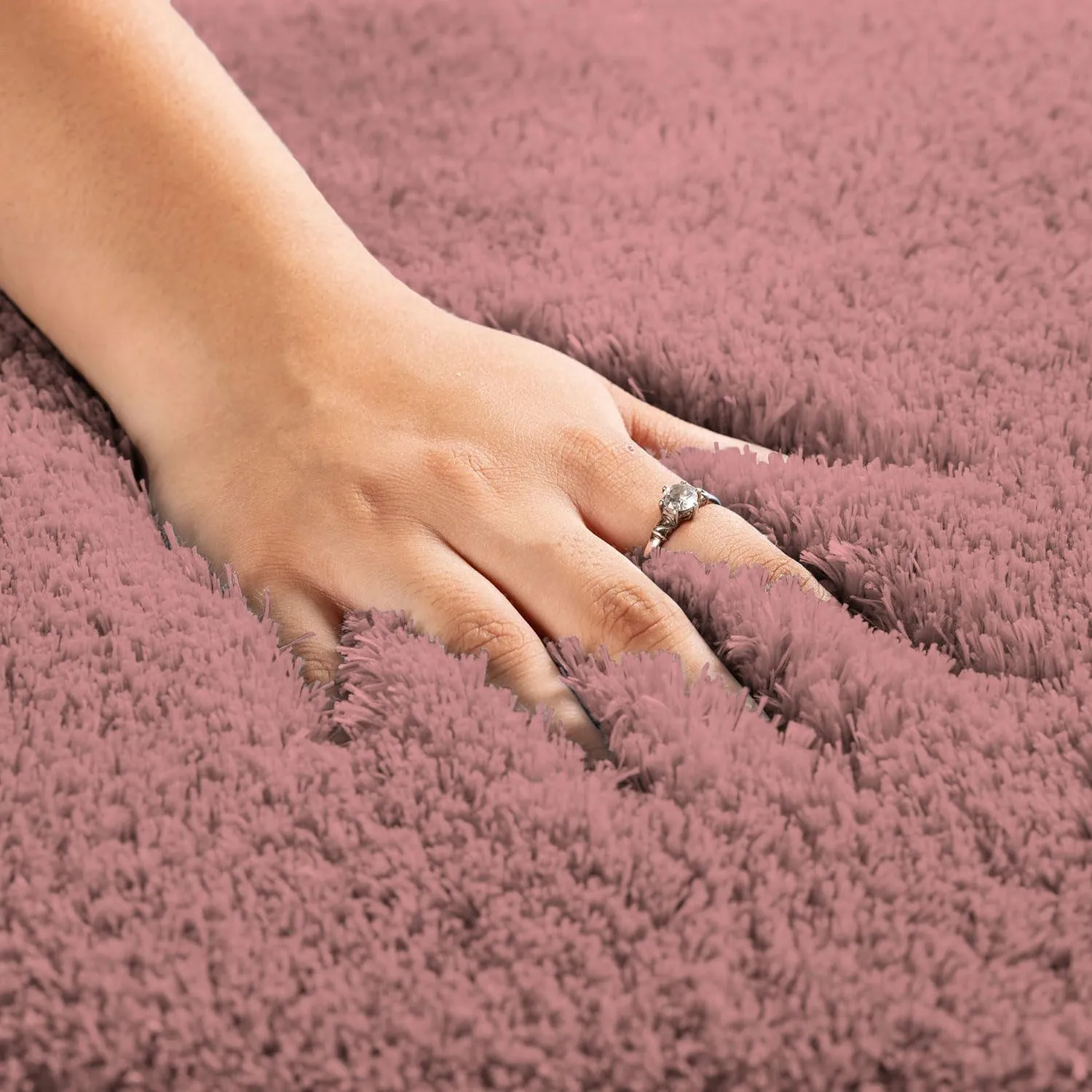 Seasons Bath Mat Super Soft Non Slip Vegas Mats for Bathroom, Door (40x60 cm, Pink) - Image 2