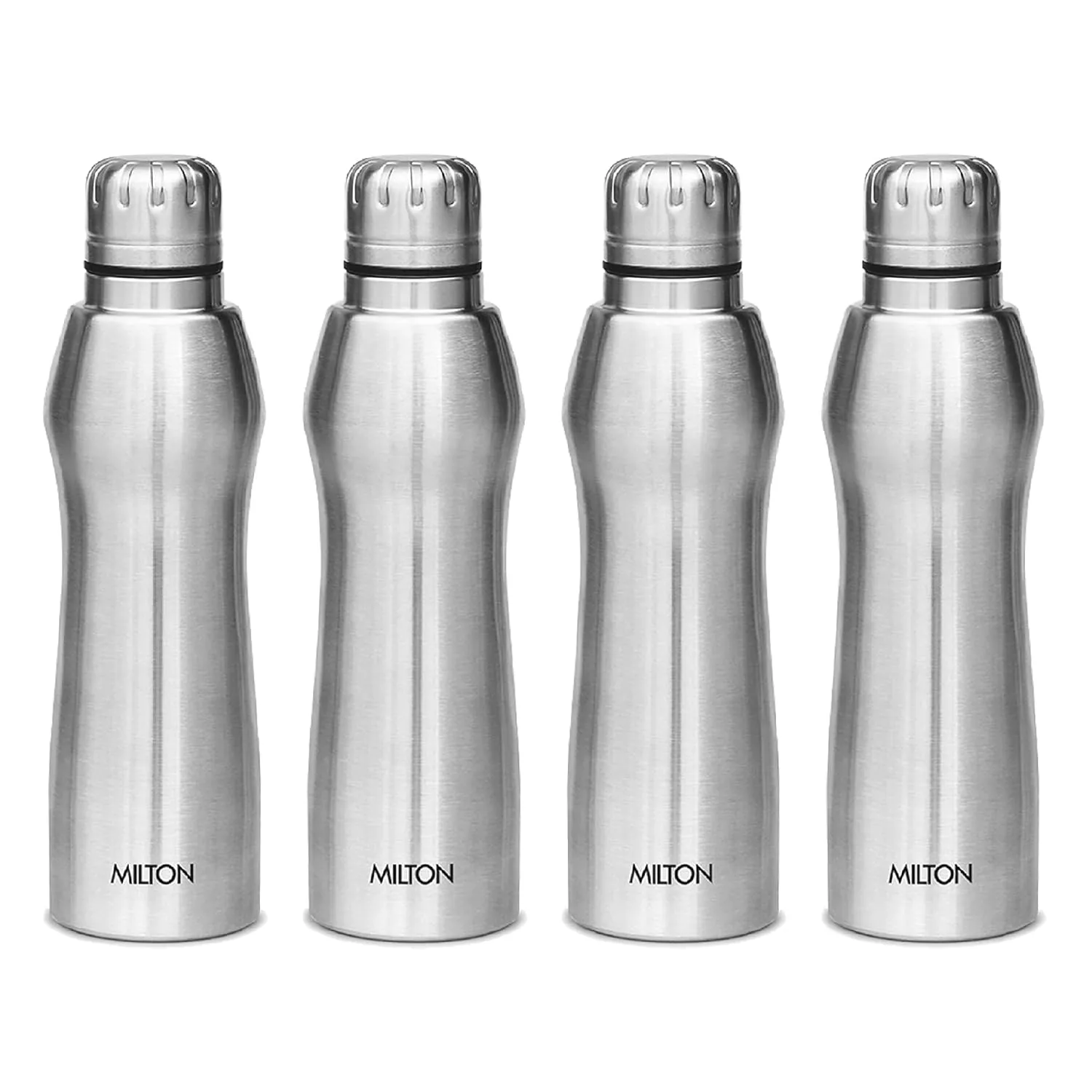 Milton Elate 1000 Ml, Bottle??(Pack of 4, Silver, Steel)