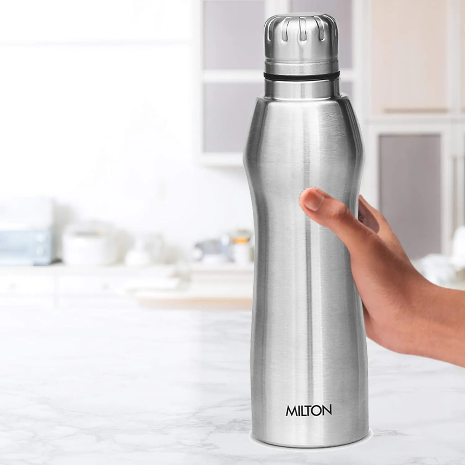 Milton Elate Stainless Steel 880 ML Water Bottle ?(Pack of 6) - Image 2