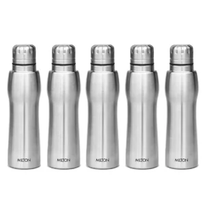 Milton Elate 750 Stainless Steel Water Bottle, Set of 5