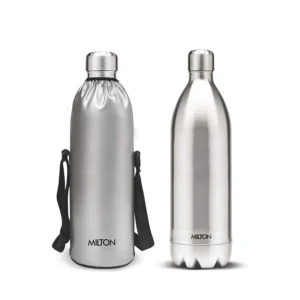Milton DUO DLX 1800 ml Flask??(Pack of 1, Silver, Steel)