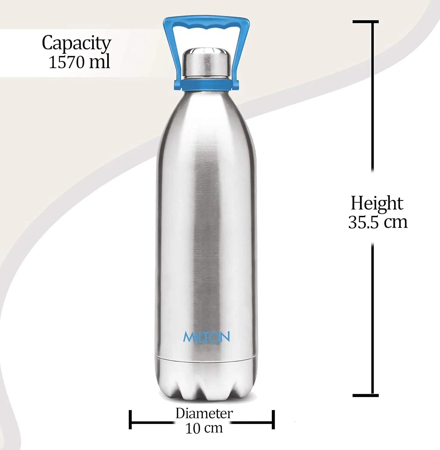 Milton Duo Dlx 1750 Thermosteel Water Bottle (Pack of 1) - Image 2