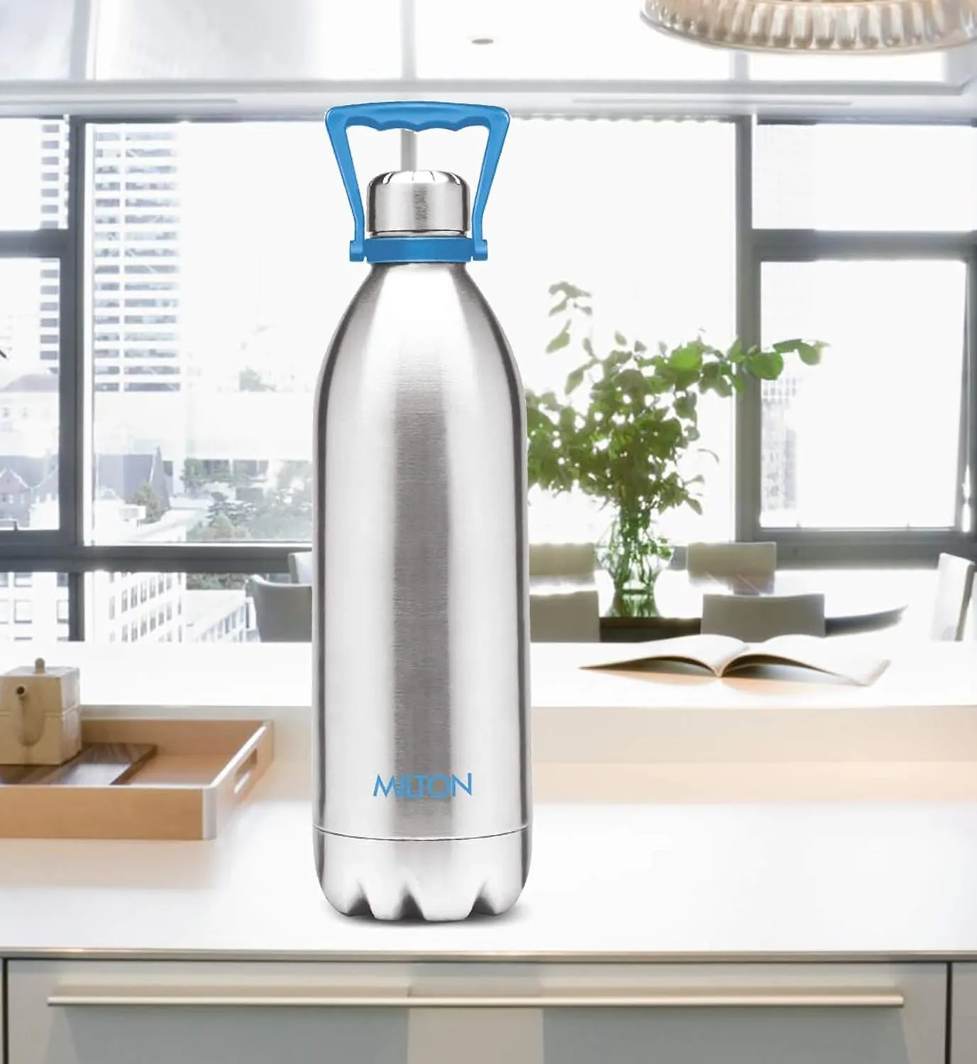 Milton Duo Dlx 1750 Thermosteel Water Bottle (Pack of 1)
