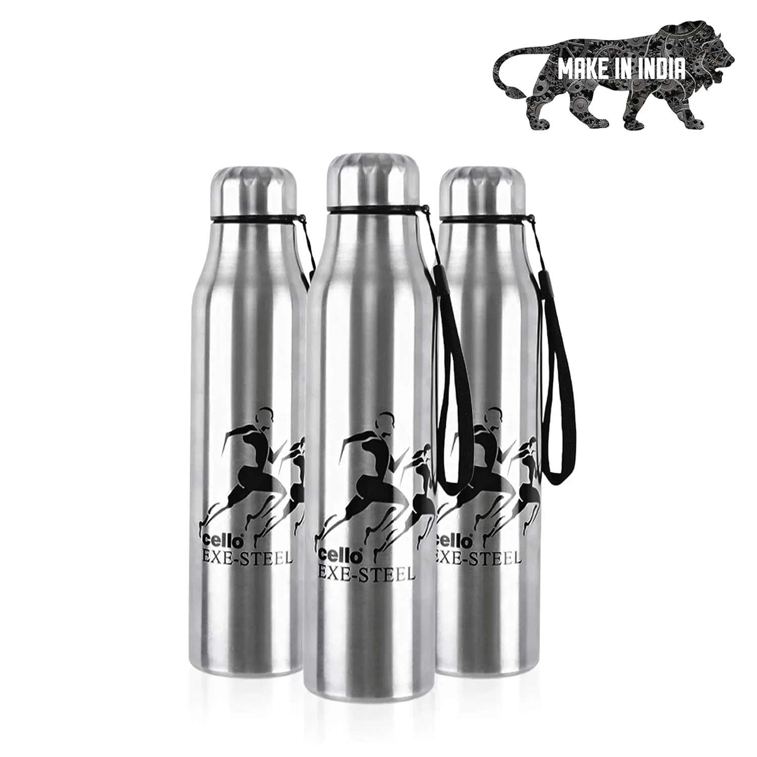 Cello Stainless Steel Water Bottle Set 3
