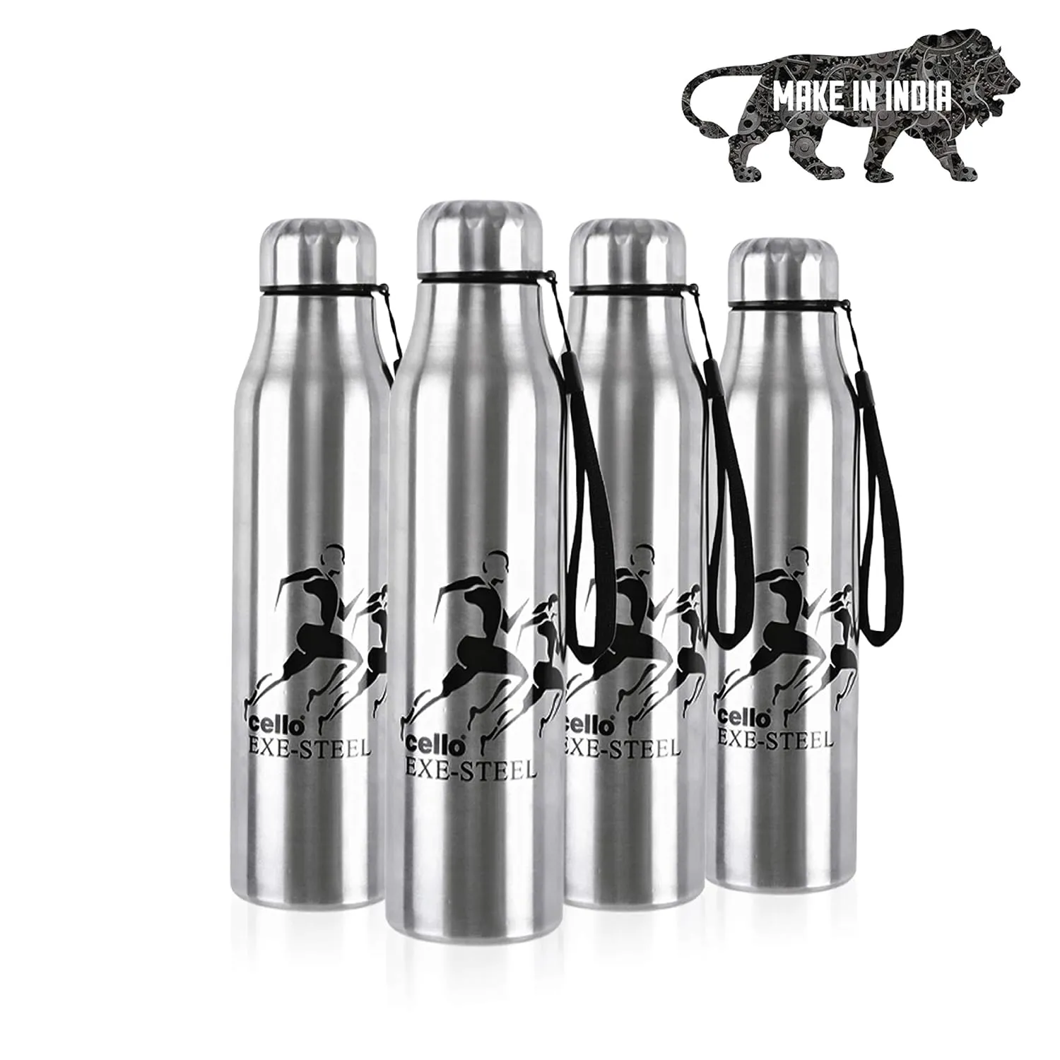 Cello Stainless Steel Water Bottle Set 4