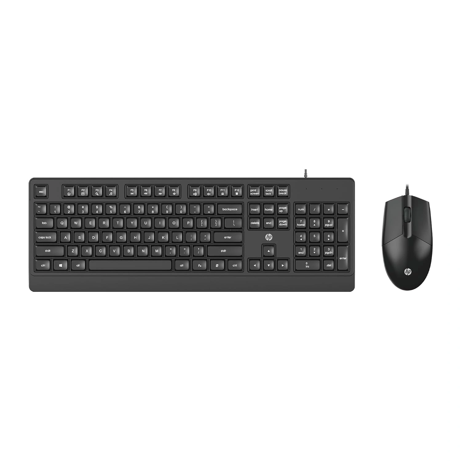 HP KM180 Keyboard & Mouse Wired USB Desktop Keyboard