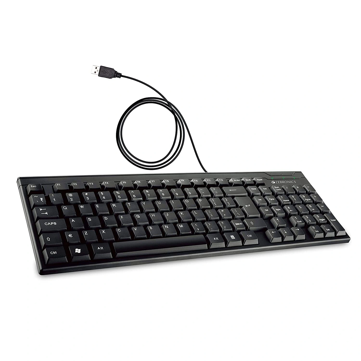 Zebronics K-35 Wired USB Multi-device Keyboard (Black)