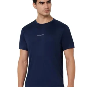 Navy Men Half Sleeve Sports T-Shirt