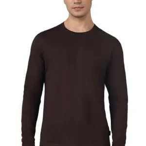 Brown Men's Cotton Regular Fit T-Shirt
