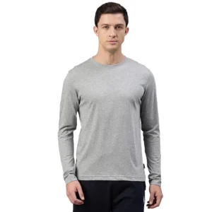 Grey Men's Cotton Regular Fit T-Shirt
